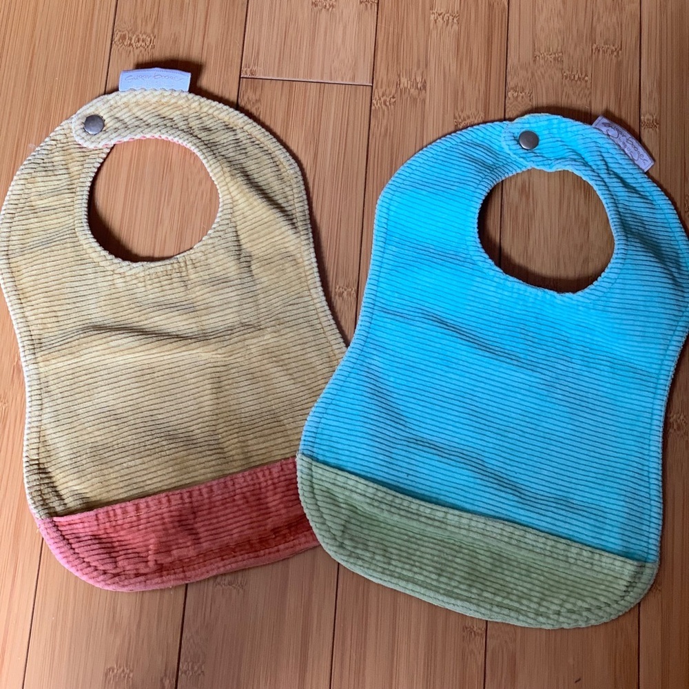 Sugar Booger corduroy bibs (set of 2) NWOT